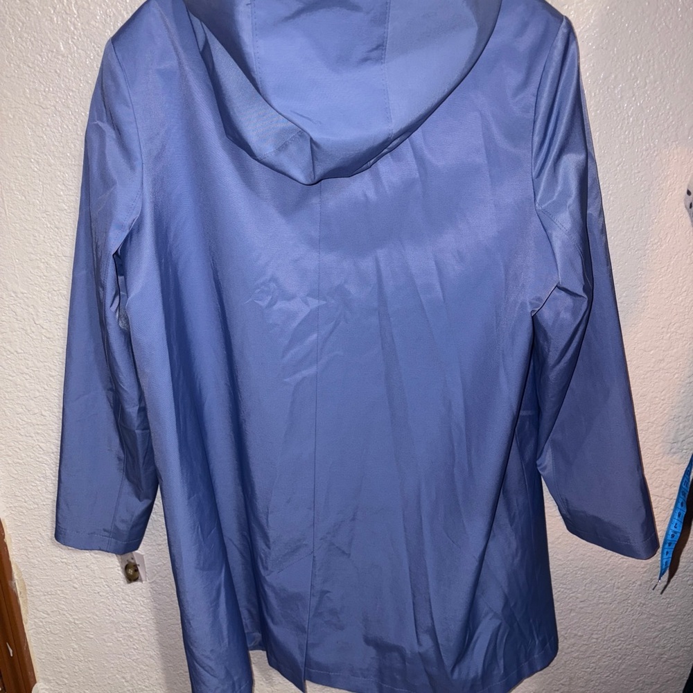 Lauren Ralph Lauren Light Blue Rainjacket - Picture 2 of 5